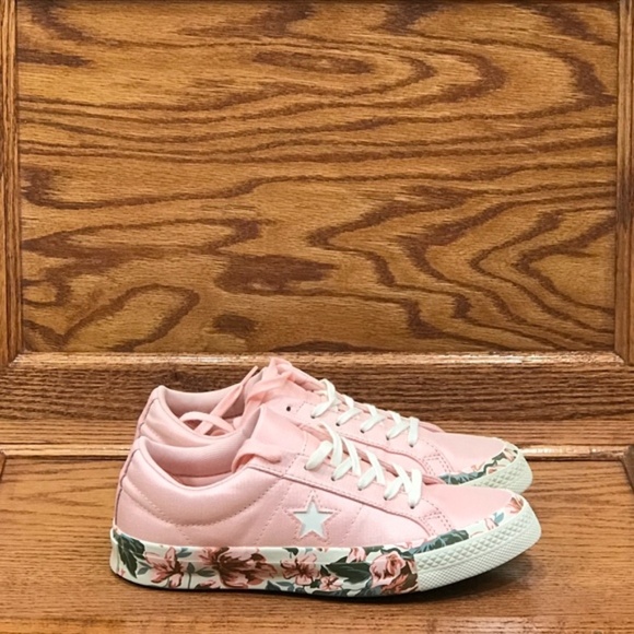 Converse One Star Ox Pink Egret Desert Peach Shoes - Picture 2 of 8